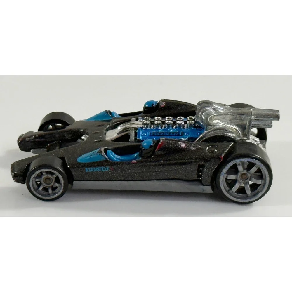 Hot Wheels Honda Racer Kids 1:64 Black Blue Metallic Futuristic Diecast Car